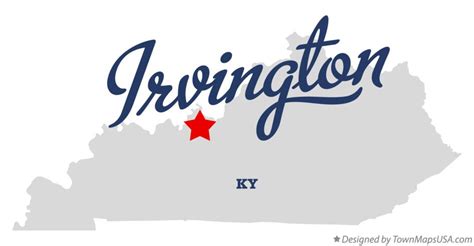 Map of Irvington, KY, Kentucky