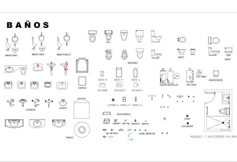 Bathroom Fixtures Plan Autocad File Cadbull