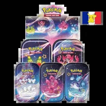 Pokemon EV4 5 Destinées de Paldea Display de Mini Tin Scellée FR