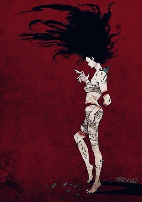 Dark Art Illustrations Illustration Art Female Horror Characters