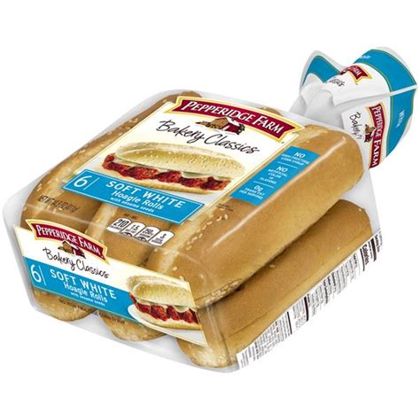 Pepperidge Farm Bakery Classics Soft White Hoagie Rolls With Sesame