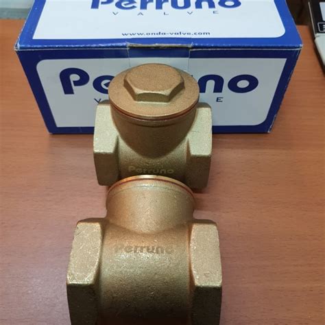 Jual Check Valve Perruno Inch Swing Check Valve Kuningan Harapan