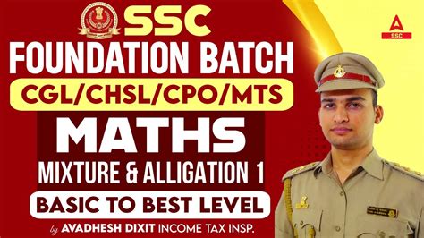 SSC CGL CHSL CPO 2023 Maths Classes By Dixit Sir Mixture