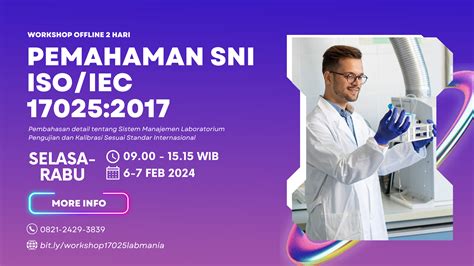 Workshop Pemahaman Sni Iso Iec Labmania Indonesia Official