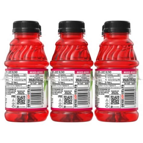 Minute Maid Mixed Berry 100 Juice 6 Bottles 10 Fl Oz Kroger