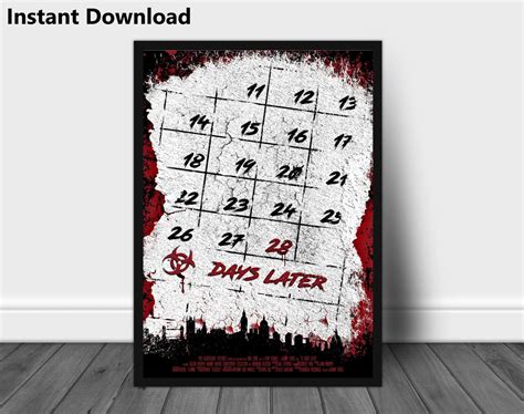 28 Days Later Horror Movie, Vintage Horror, Movie, Movie Prints Wall ...