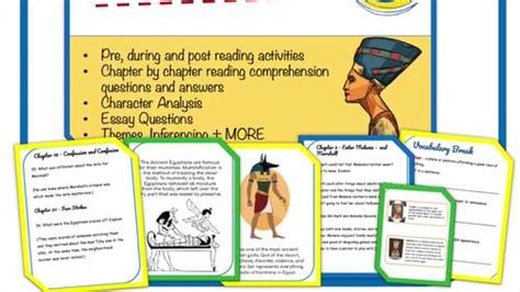 The Egypt Game By Snyder Novel Guide By Mrs Lena Tpt