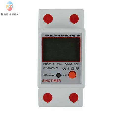 TRSBXLCD Digital Single Phase Energy Meter With Easy To Read Display