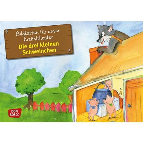 Kamishibai Bildkarten drei kleinen Schweinchen günstig online