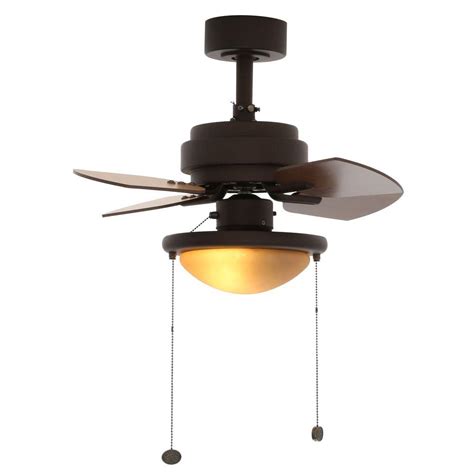 Hampton Bay Metarie 24 In Indoor Oil Rubbed Bronze Ceiling Fan With