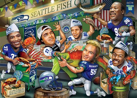 Seattle Seahawks Nfl All Time Greats Pieces Masterpieces