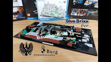 Bluebrixx Pro Burg Hohenzollern Bauabschnitt Speedbuild