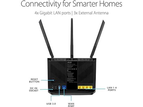 Asus Ac1750 Wifi Router Rt Acrh18 Du