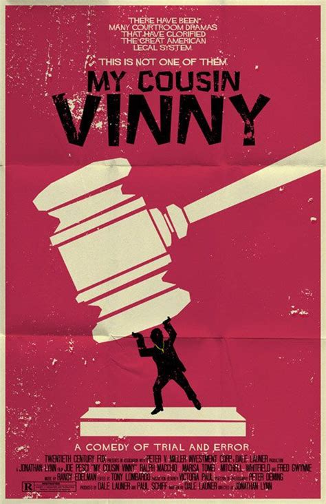 My Cousin Vinny Vintage Style Movie Poster By Teamwelser On Etsy Film