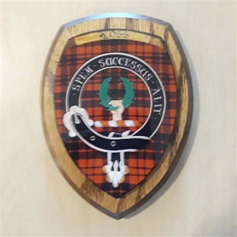 Clan Crest Wall Plaques The Scottish Tartans T Shop