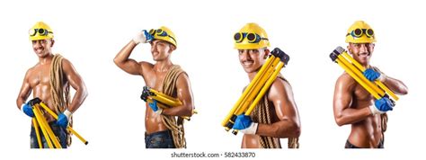 Naked Construction Worker Over Royalty Free Licensable Stock Photos Shutterstock