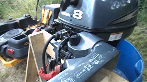 Yamaha 8 HP Four Stroke Outboard YouTube