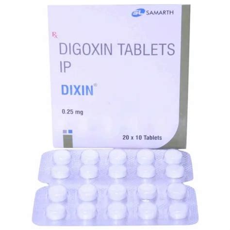 Dixin Tablet Digoxin Mg At Rs Stripe Digoxin Tablet In Surat