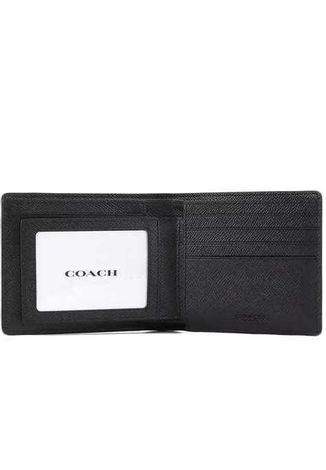 Buy Coach Coach Mens 3 In 1 Wallet Black Online Zalora Malaysia