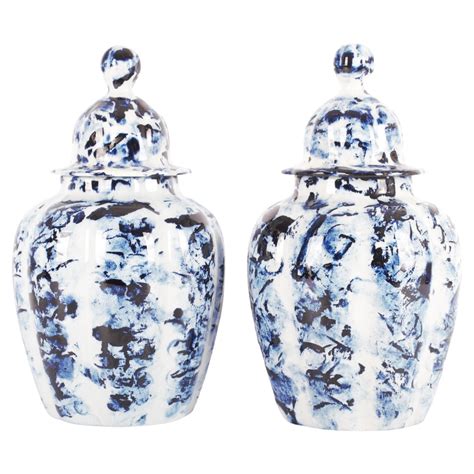 Moooi Delft Blue Vase In Porcelain By Marcel Wanders Produced By