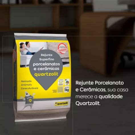 Rejunte Porcelanato Quartzolit Bege Kg