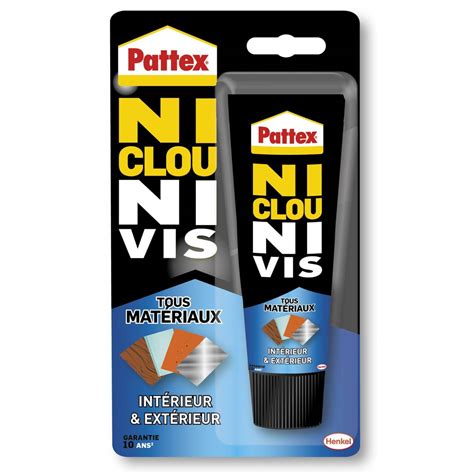 PATTEX Pattex Ni clou Ni Vis Tous matériaux 142g Tous matériaux