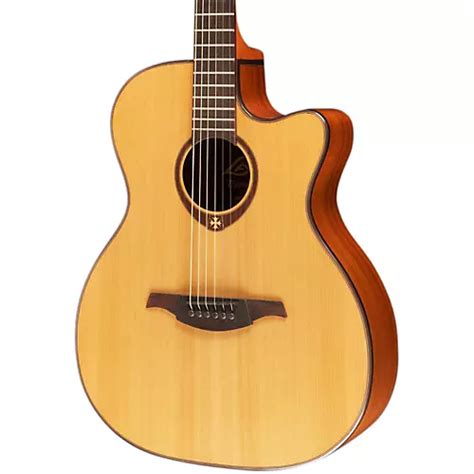 Lag Guitars T200ACE Auditorium Cutaway Acoustic-Electric Guitar ...