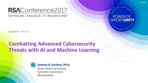 Ppt Combatting Advanced Cybersecurity Threats W Ith Ai And Machine