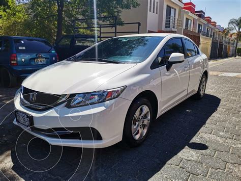 Honda Civic LX 1 8L Aut Usado 2014 Color Blanco Precio 175 000