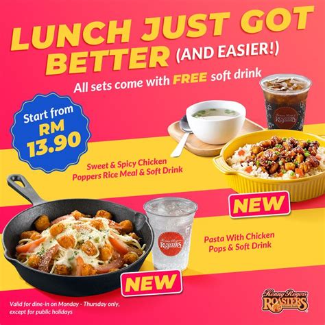 Kenny Rogers ROASTERS Lunch Set Promo 2024 New Delights Await