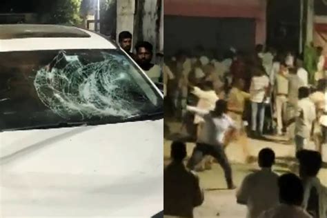 BRS And Congress Workers Clash In Poll Bound Telanganas Vikarabad