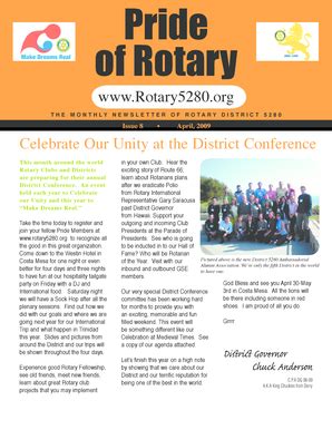 Fillable Online Clubrunner Rotary Newsletter Clubrunner Fax