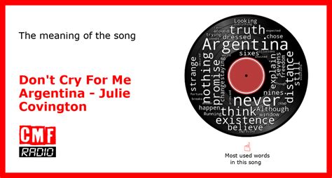 The Story Of The Song Don T Cry For Me Argentina Julie Covington