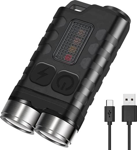 BORUiT V3 Mini Powerful Torch LED Super Bright 900LM With UV Red Blue