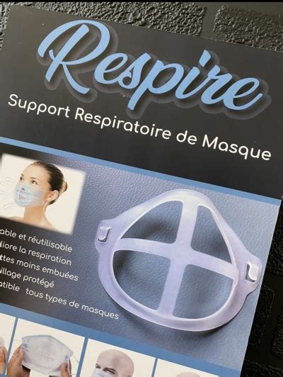 Support respiratoire pour masque SendToPrint Imprimerie Numérique