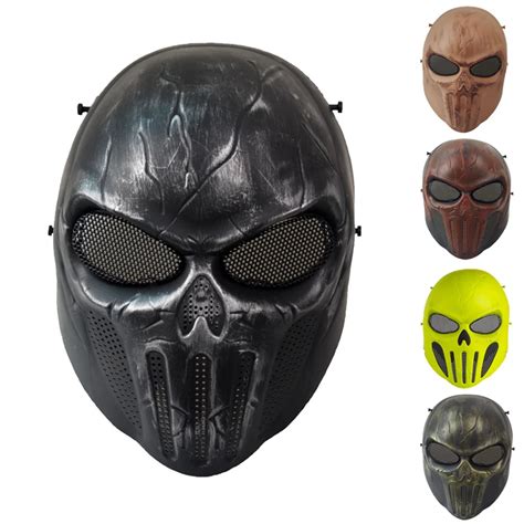 Nouveau Masque Tactique De Protection Compl Te Du Visage T Te De Mort