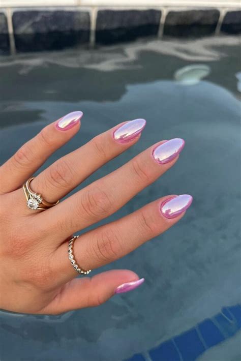 Hot Summer Chrome Nails Designs In To Shine Bright