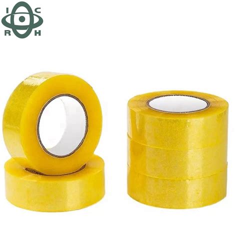 Single Sided Adhesive Yellow Color No Bubble OPP Packing Tape China