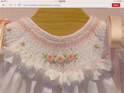 Beautifully Made Flowers Smocking Patterns Craft Smock Smocked Baby