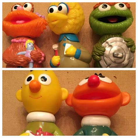 Vintage sesame street bert and ernie And Friends Soaky Figurines Lot 5 ...