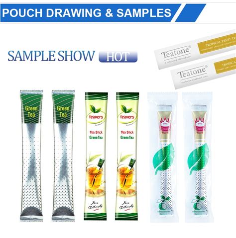 Multi Function Perforated Instant Drink Stick Lemon Green Tea Black Tea