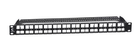 Патч-панель в шкаф 19" 1U, порты: 48, Cabeus (PLBHD-48-1U), 1289617 ...