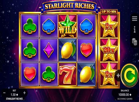 Machine à sous Starlight Riches de Booming Games Jeux Gratuits de