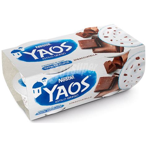 Yaos Nestl Yogur Griego Con Stracciatella Sin Gluten Pack De