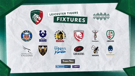 Fixtures revealed in league and cup | Leicester Tigers