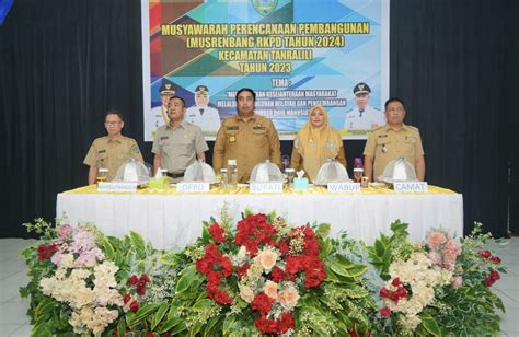 Musrenbang Rkpd Tahun 2024 Tingkat Kecamatan Di Kabupaten Maros Resmi