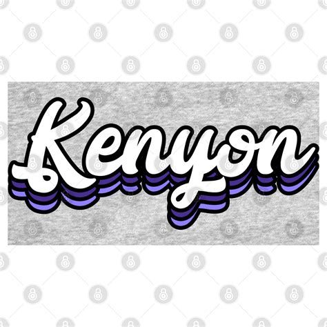 Kenyon - Kenyon University - Tartan - T-Shirt | TeePublic