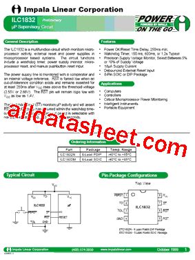 Ilc M Datasheet Pdf Impala Linear Corporation