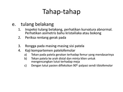 Pemeriksaan Fisik Pada Sistem Muskuloskeletal Ppt