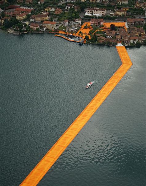 The Floating Piers Project By Christo Features Bright Orange Pathways